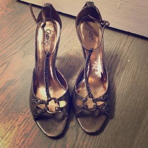 Carlos by Carlos Santana bronze heels